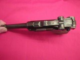 GERMAN P.08 LUGER CODE 42 DATED 1940 PISTOL BY MAUSER, 9MM, 4 INCH BARREL WITH HOLSTER. ALL NUMBERS MATCH EXCEPT CLIP. - 5 of 12