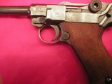 GERMAN P.08 LUGER CODE 42 DATED 1940 PISTOL BY MAUSER, 9MM, 4 INCH BARREL WITH HOLSTER. ALL NUMBERS MATCH EXCEPT CLIP. - 12 of 12