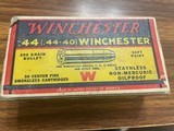 Winchester vintage .44-40 box & brass! - 5 of 5