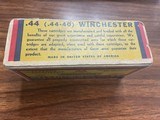 Winchester vintage .44-40 box & brass! - 1 of 5