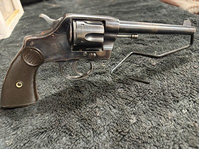 Colt New Navy 38 revolver with letter and USN pouch! - Image 4 of 11