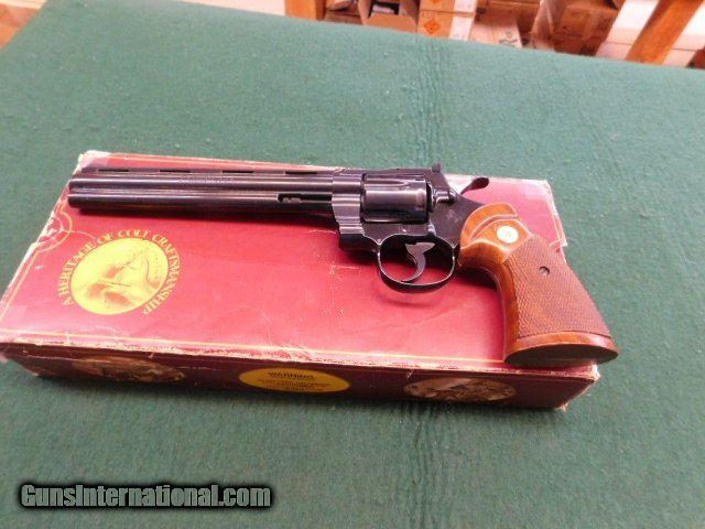 Colt Python 8 inch blue