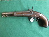 Orginal US Model 1836 Flintlock Pistol converted to Percussion - 2 of 8