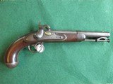 Orginal US Model 1836 Flintlock Pistol converted to Percussion - 1 of 8