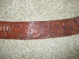 Original AntiqueVisalia Floral Hand Tooled Holster for a Colt SAA in very good condition. - 5 of 8