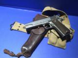 Remington Rand 1911 A1 with Holster and web Belt - 1 of 4