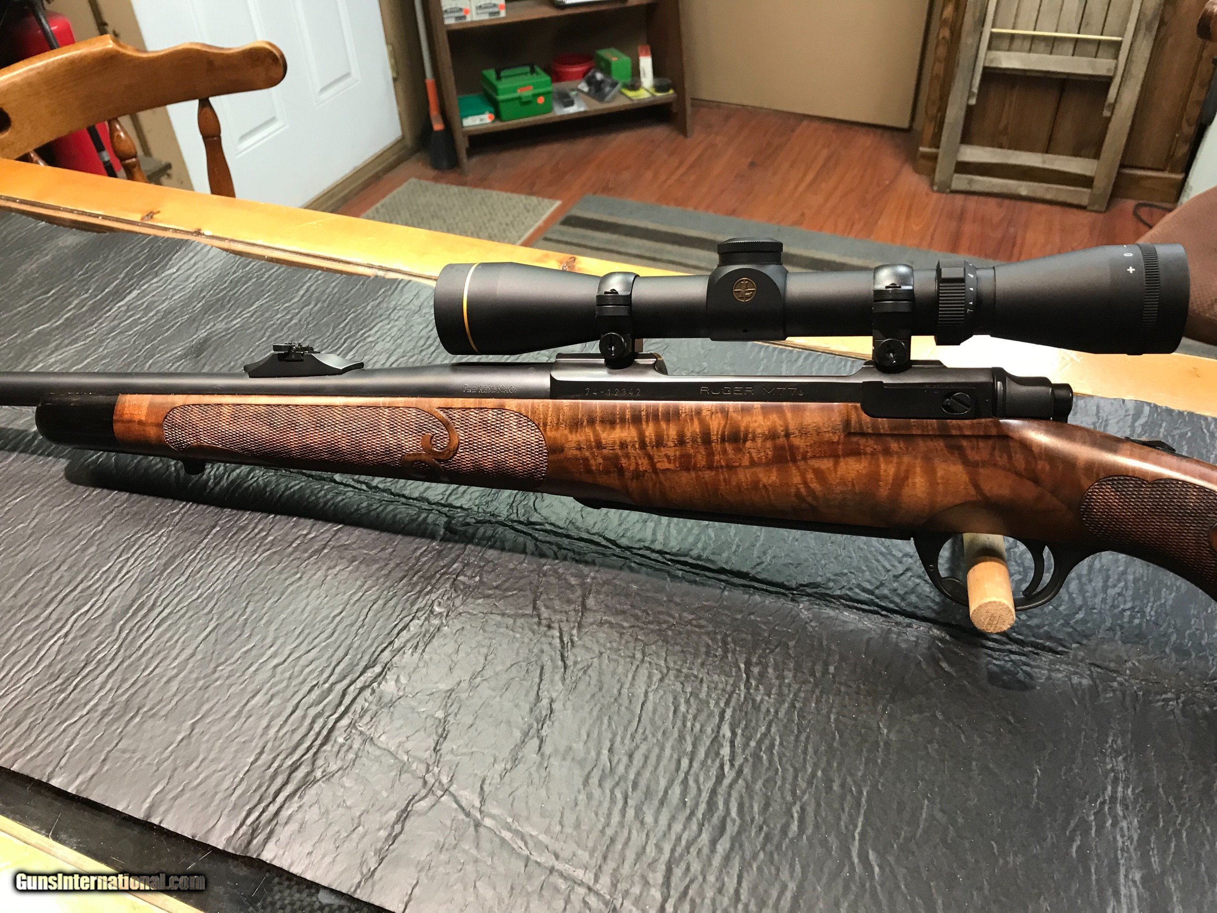 Ruger M77 4x walnut stock must see