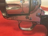 Colt SAA made in 1889 .45 4/ 3/4 barrelall Original . Texas Gun ,Black power frame - 5 of 11