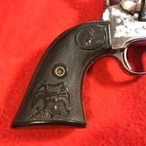 Colt SAA made in 1889 .45 4/ 3/4 barrelall Original . Texas Gun ,Black power frame - 10 of 11