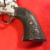 Colt SAA made in 1889 .45 4/ 3/4 barrelall Original . Texas Gun ,Black power frame - 11 of 11