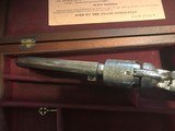 Nimschke factory engraved Colt 1849 pocket percussion pistol cased box . - 4 of 9