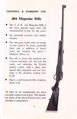 Fine London Made Cogswell & Harrison 404 Jeffery Magazine Rifle - 14 of 15