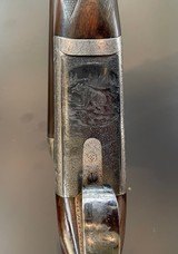 Prewar Westley Richards Best Quality Droplock 577 NE Double Rifle – Game Scene Engraved - “The Crumpler” - 5 of 15