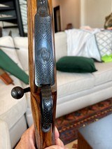 Game Scene Engraved Holland & Holland DeLuxe Mauser in 375 H&H Magnum - 7 of 15