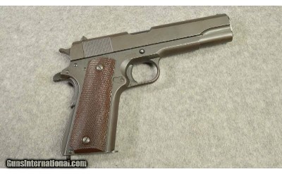 Remington Rand ~ M1911 A1 U.S. Army ~ .45 Auto