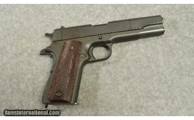 Remington Rand ~ M1911A1 U.S. Army ~ .45 Auto