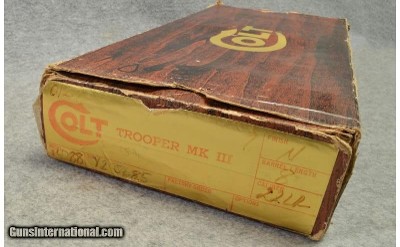 Colt ~ Trooper MK III ~ .22 LR - Image 4 of 4