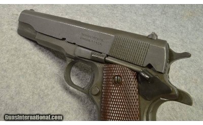 Remington Rand ~ M1911 A1 U.S. Army ~ .45 Auto - Image 3 of 5