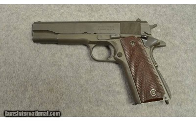 Remington Rand ~ M1911 A1 U.S. Army ~ .45 Auto - Image 2 of 5
