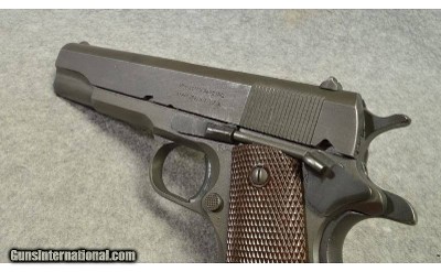 Remington Rand ~ M1911 A1 U.S. Army ~ .45 Auto - Image 3 of 5