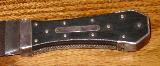 Ultra Rare 1830-1840 Coffin Handled/silver trimmed bowie knife - 9 of 14