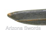 Confederate Bowie Knife,with original leather scabbard - 5 of 5