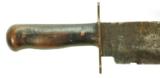 Confederate Bowie Knife,with original leather scabbard - 3 of 5