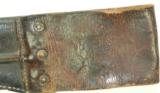 Confederate Bowie Knife,with original leather scabbard - 4 of 5