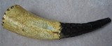 1779 Powderhorn Simcoe's Rangers, original engraved priming horn - 12 of 12