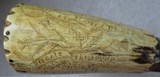 1779 Powderhorn Simcoe's Rangers, original engraved priming horn - 9 of 12