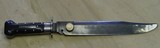 ultra Rare 1830's Dog Bone bowie knife-with original silver scabbard - 1 of 5