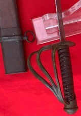Civil War Confederate Kraft, Goldschmidt and Kraft wooden scabbard- Cavalry sword - 4 of 4
