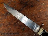 1840 Rose bowie with pseudo english makers mark - 6 of 10