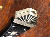1840 Rose bowie with pseudo english makers mark - 7 of 10