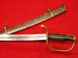 Civil War Confederate Nashville Plow Works Officers Sword - 8 of 8