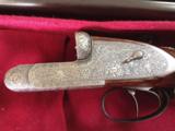 Lebeau Courally 12 ga side by side 1926 shotgun and case - 1 of 2