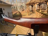 Rare Winchester Mdl 55 30 WCF solid frame with Lyman 56 peep sight - Image 5 of 13