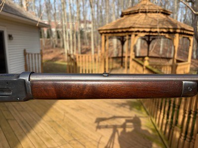 Rare Winchester Mdl 55 30 WCF solid frame with Lyman 56 peep sight - Image 9 of 13