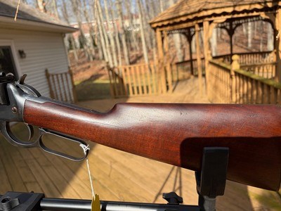 Rare Winchester Mdl 55 30 WCF solid frame with Lyman 56 peep sight - Image 5 of 13