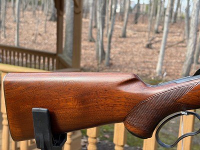 Winchester mdl 71 Dlx 348 Win cal - Image 10 of 16