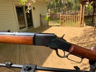 BULLARD LARGE FRAME REPEATING RIFLE 40/70 - Image 6 of 12