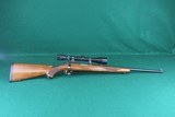 Ruger 77/22 .22 LR Bolt Action Rifle with Checkered Walnut Stock & Redfield 3-9 Variable Scope - 2 of 18