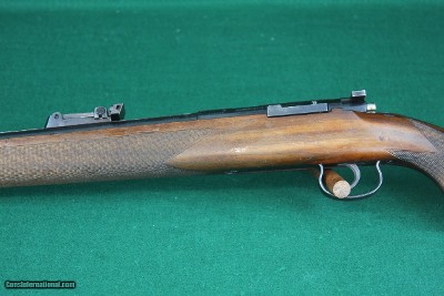 Mauser-Werke ES350B .22 LR Bolt Action Single Shot Rifle with Checkered Walnut Stock - Image 8 of 25