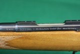 Anschutz 1743 .222 Remington Bolt Action Checkered Walnut Mannlicher Stock Carbine Rifle - 17 of 25