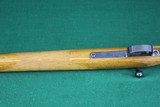 Rare Custom Mauser-Werke ES 340 B .22 LR Bolt Action Single Shot German Training Rifle with Fancy Skip Line Checkered Walnut Stock - 13 of 23