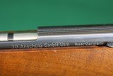 Anschutz 1418 .22 LR German Bolt Action Rifle with Nicely figured Checkered Mannlicher Walnut Stock - 18 of 25