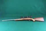 Rare Anschutz 1730 .22 Hornet Bolt Action Heavy Stainless Barrel with Checkered Walnut Stock German Manufacture - 6 of 24
