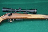 Rare Anschutz 1730 .22 Hornet Bolt Action Heavy Stainless Barrel with Checkered Walnut Stock German Manufacture - 4 of 24