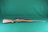 Remington 700CDL SF .22-250 Bolt Action Rifle w/Heavy Stainless Fluted Barrel, Checkered Walnut Stock & Sightron Scope - 2 of 25