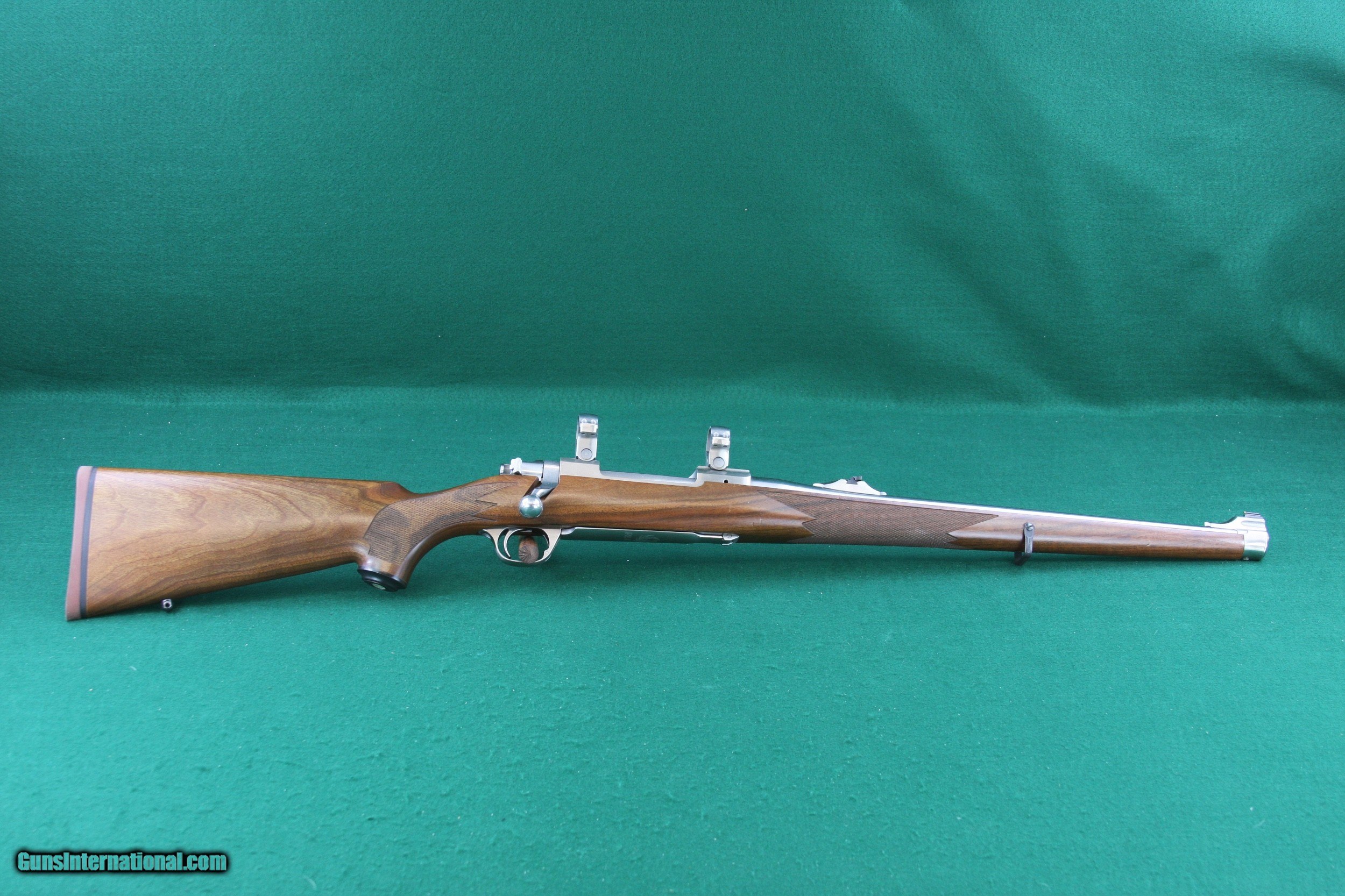 Ruger M77 Hawkeye SS Stainless Steel .275 Rigby (7X57, 7MM Mauser) Bolt ...